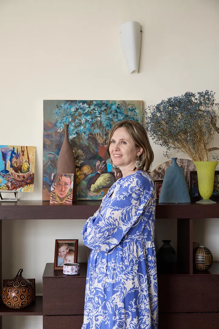 All this is merely a glimpse into Irina Forrester’s thoughtfully curated home, filled with art, memories, and comfort.