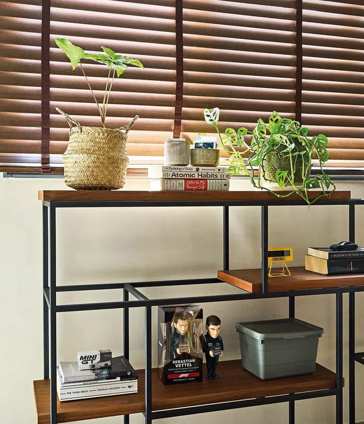 Carpentry was kept to a minimum to allow the couple the flexibility of changing things up.