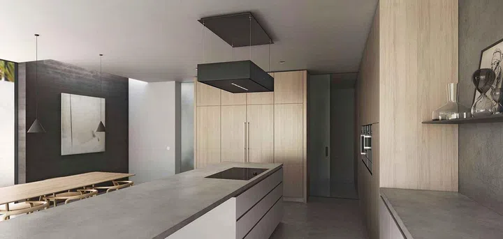 Gaggenau Black Ceiling Mounted Hood