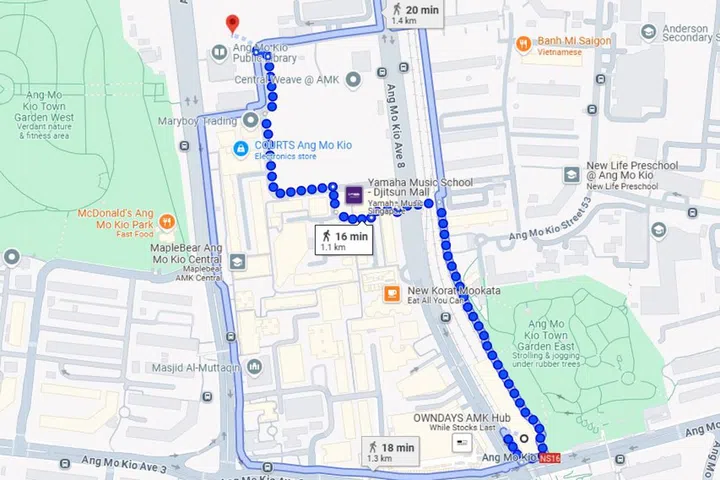 Central Trio @ AMK is a 16-minute walk from the nearest Ang Mo Kio MRT Station.