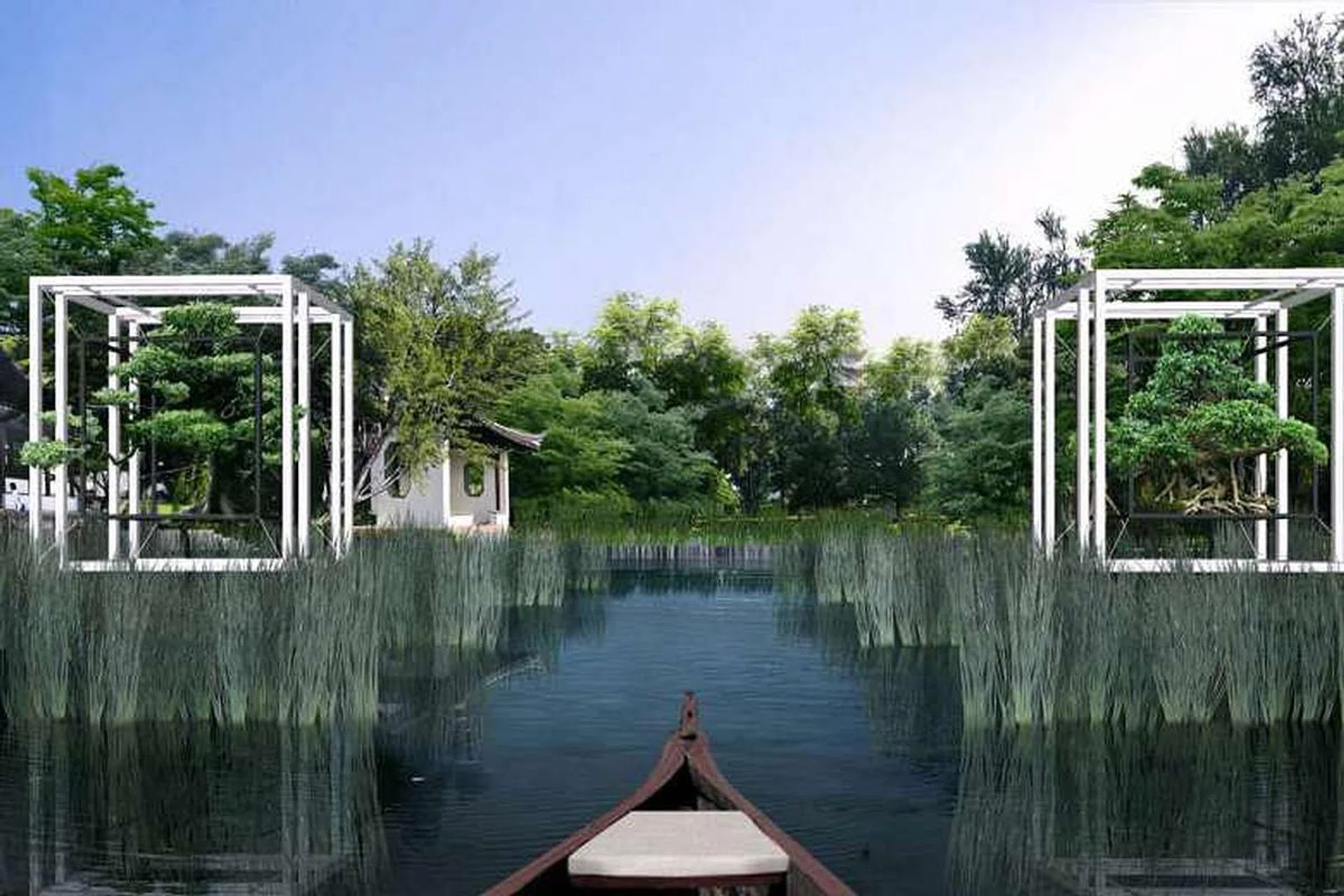 Hanging bonsai gate.PHOTO: COURTESY OF NPARKS