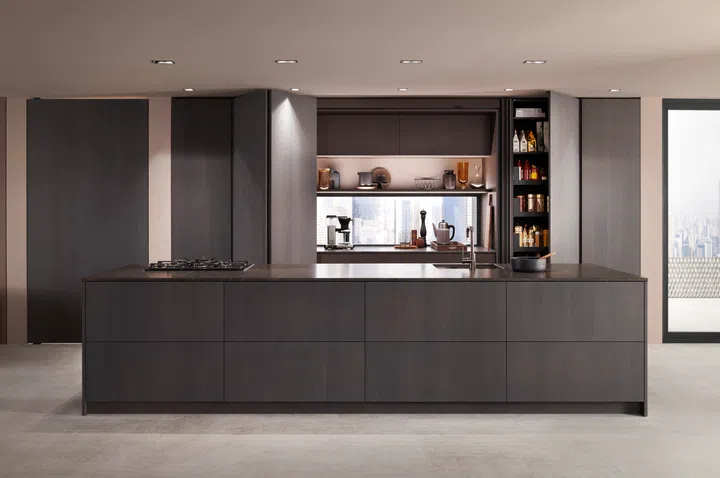 with the Revego system, you can choose which areas of the home to present or conceal. 