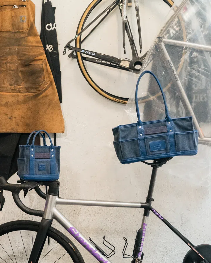 Leather Canvas Carryall 0.5 (SGD 70), Leather Canvas Carryall 1.5 (SGD 99)