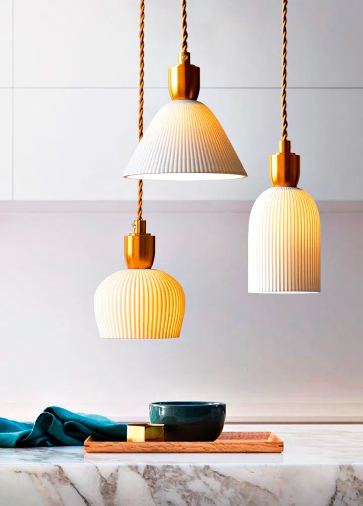 Light Vault Langley Porcelain Bottle Pendant Lamp, $115