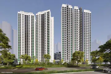Artist’s impression of Kebun Baru Breeze BTO, launched in the June 2026 HDB BTO sales exercise.