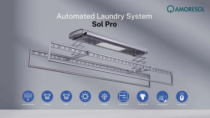 Amoresol Sol Pro Automated Laundry Rack System