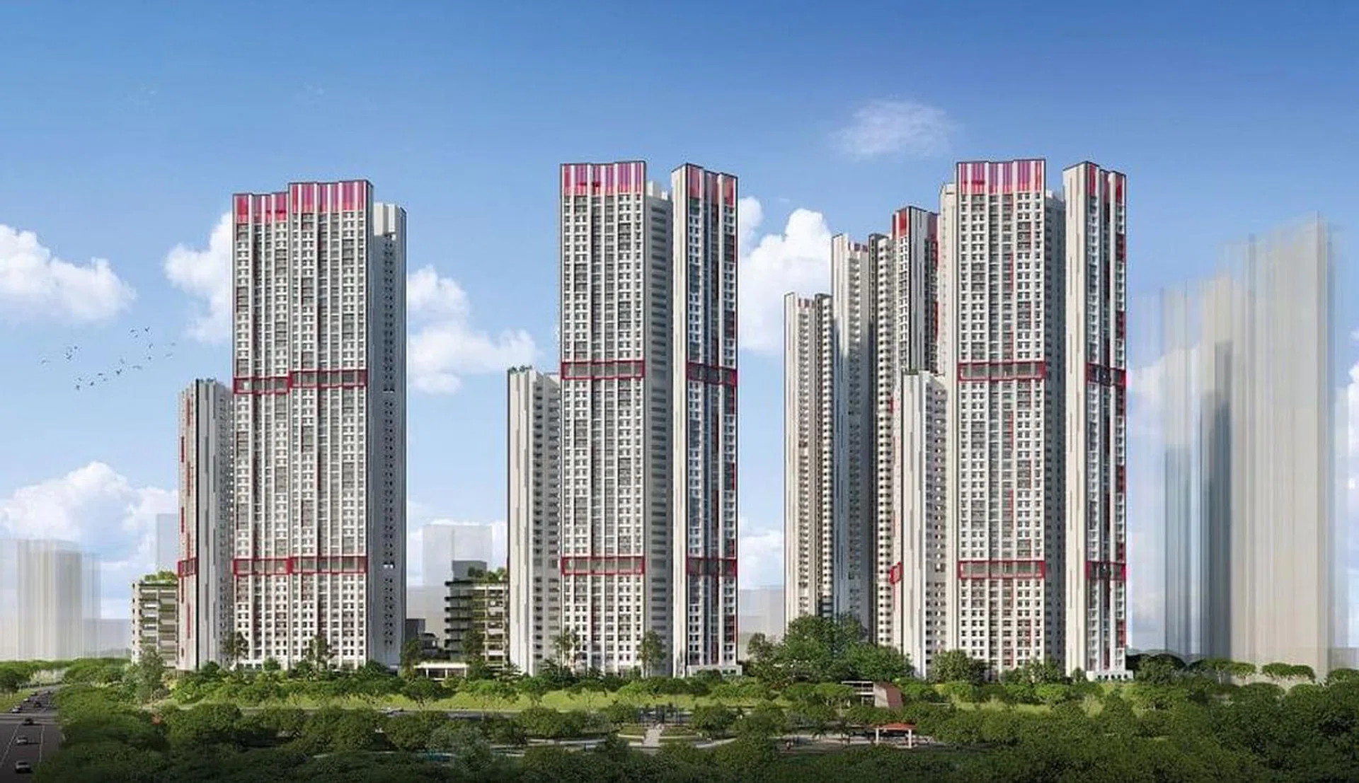 Artist's impression of the Bukit Merah Ridge BTO. Image from HDB website.