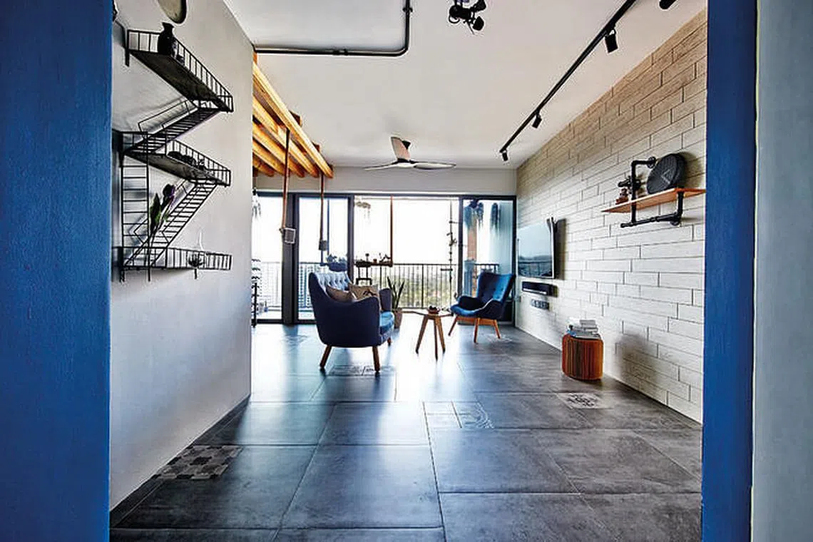 Picture of $50,000 Renovation: Industrial Scandinavian Interior for 5-room flat ...