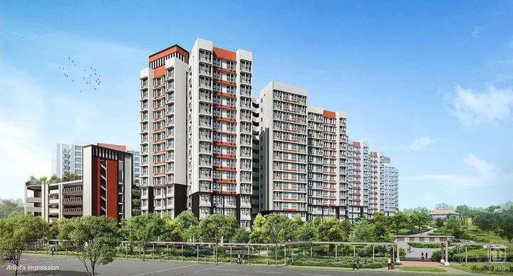 Chencharu Hills BTO artist's impression. Image HDB