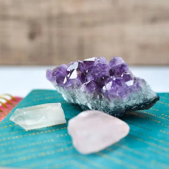 Place crystals to your northwest