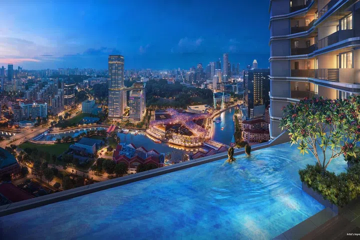 Sky pool at Union Square Residences.