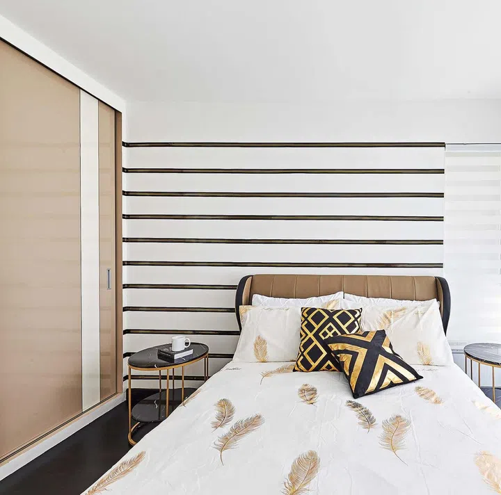 House Tour: 3-Room BTO in Punggol with $80,000 Zebra Prints, Black & White Renovation