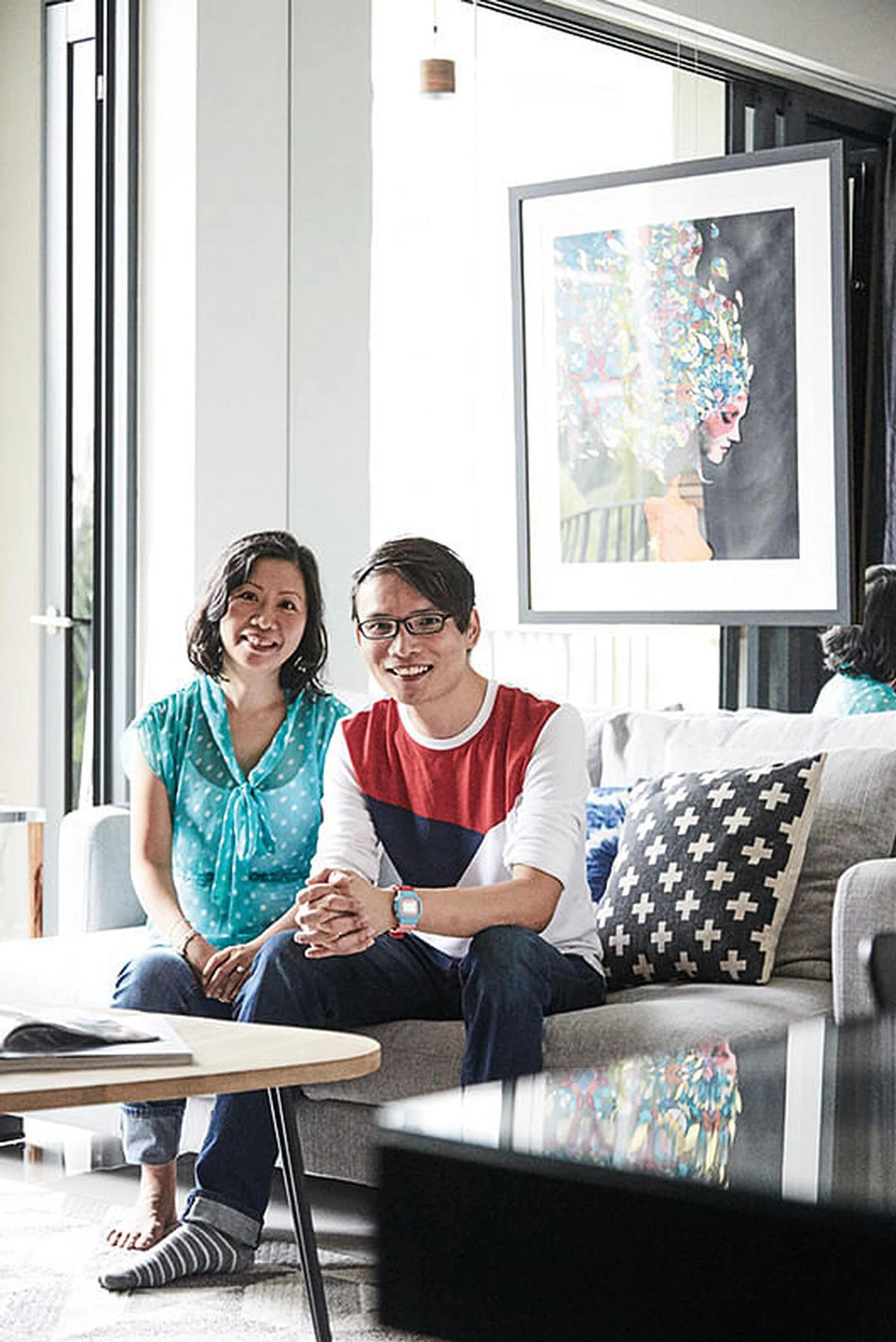 Stan Tham and his wife Selene Wee.