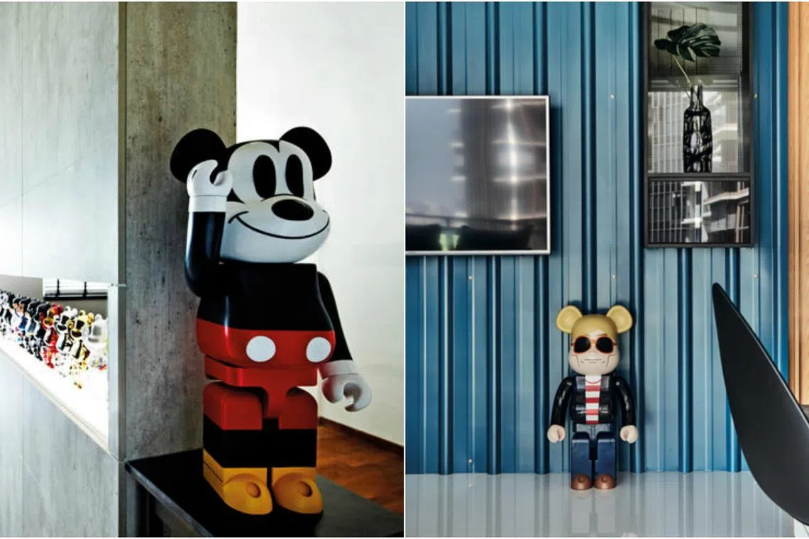 7 homes of Bearbrick figurine collectors - Home & Decor Singapore ...