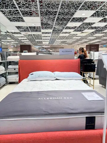 Pictured here, the Allerman Premium 1840 anti-allergy, anti-dust mite, individual pocket spring & HD micro-pocket spring 2.5 Queen mattress is priced at $3,300 (full price $5,500).