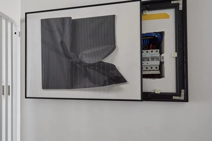 Sliding DB box cover in a 5-room HDB in Edgedale Plains.