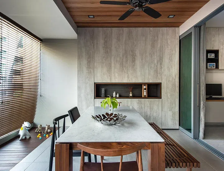 balcony redesign ideas spacious living dining area