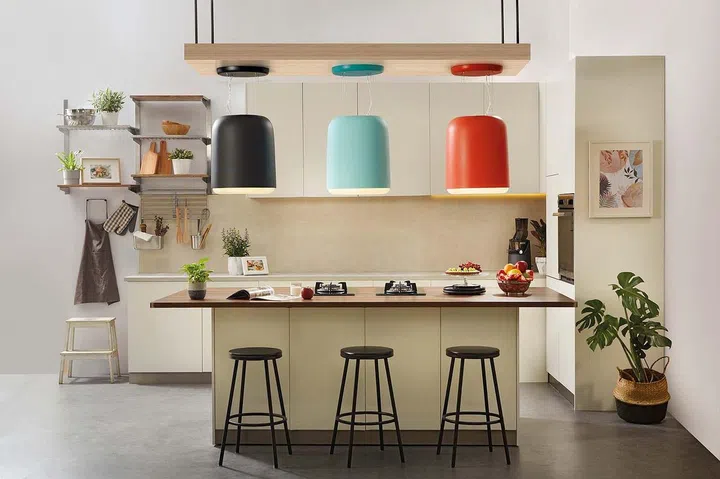 Rinnai Plasma Island Pendant Hood, $1,550