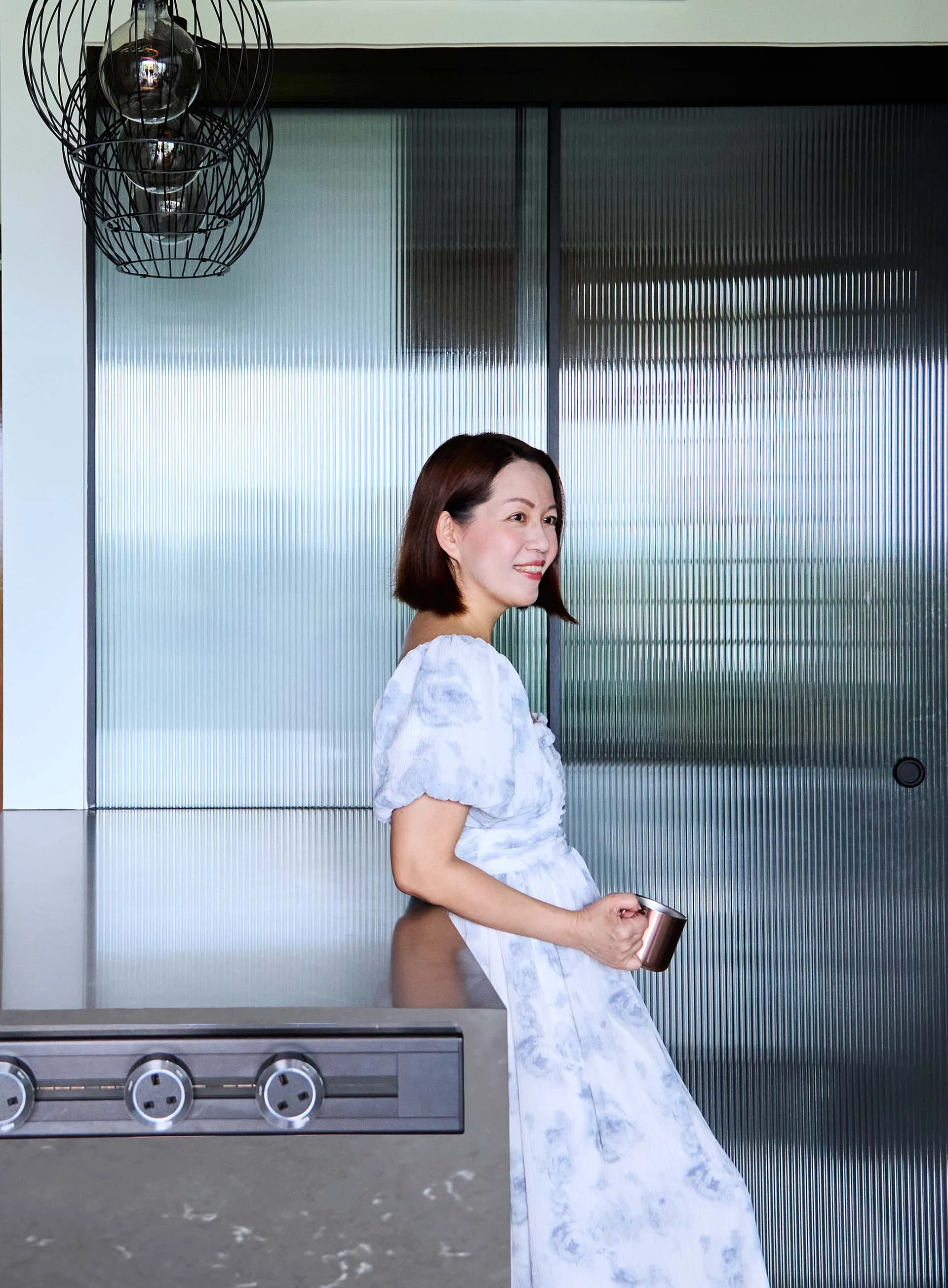 Homeowner Cindy, a 46-year-old senior executive in a Japanese multinational corporation.