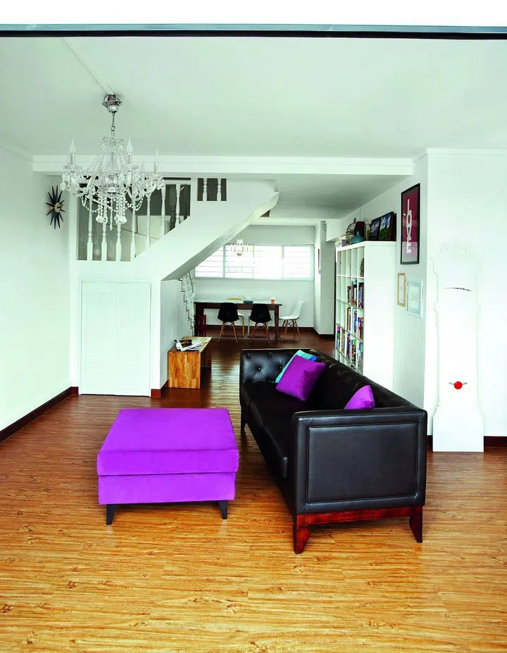 living room, vintage, stylish, homes, chandelier, retro