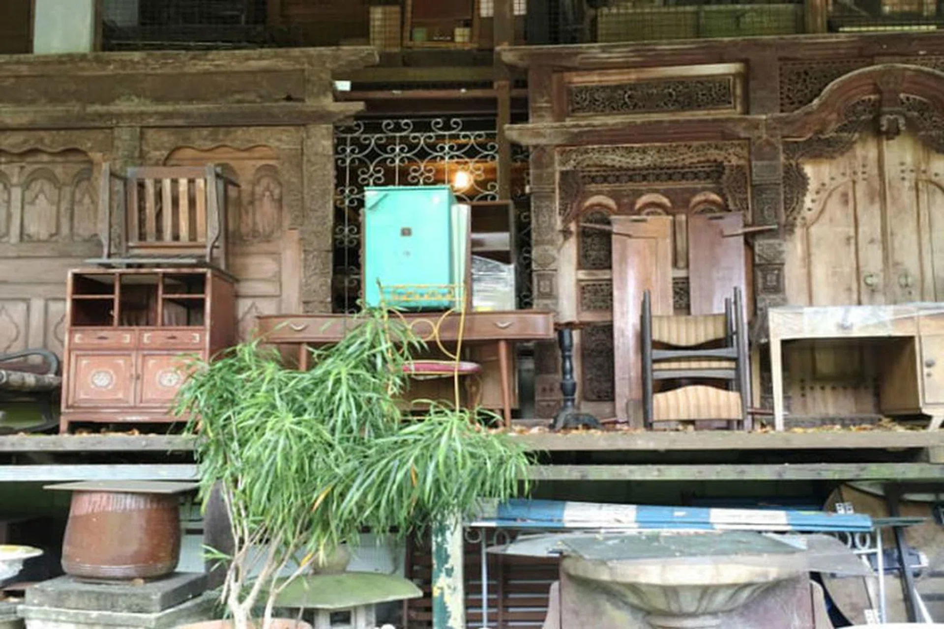 Junkie's Corner second hand furniture shop at Turf Club