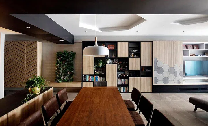 7 homes that rocked geometric patterns - Home & Decor Singapore | Home ...