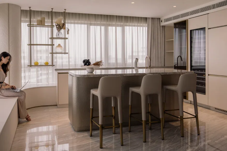 From penthouse poise to industrial luxe: Step inside kitchens that ... - Industrial Design Penthouse Kitchen