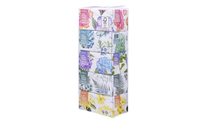 FairPrice Soft White Facial Tissue - Box 2ply (10 for $9.30)