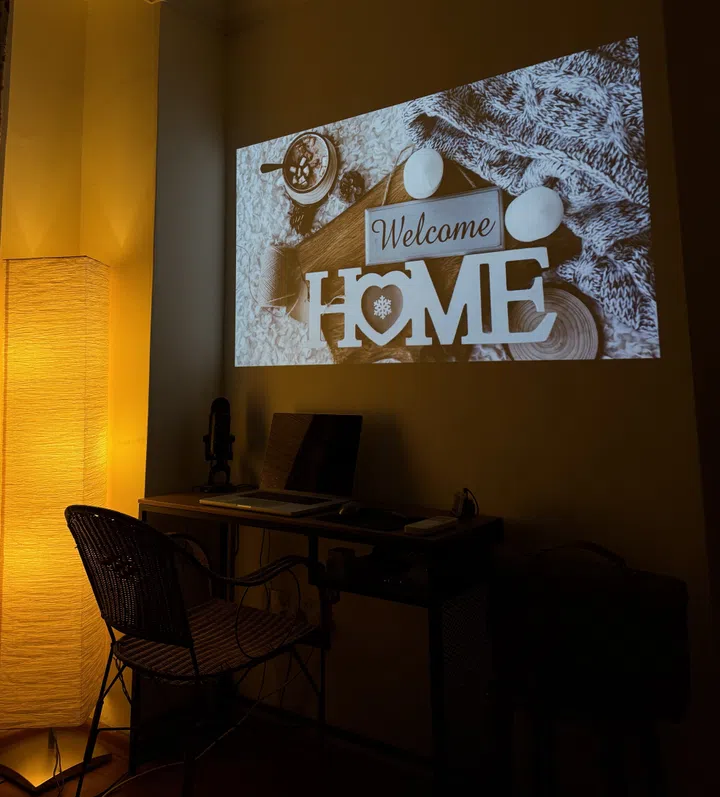 Surprisingly great at welcoming your loved ones back from work… at the risk of being slightly tacky.