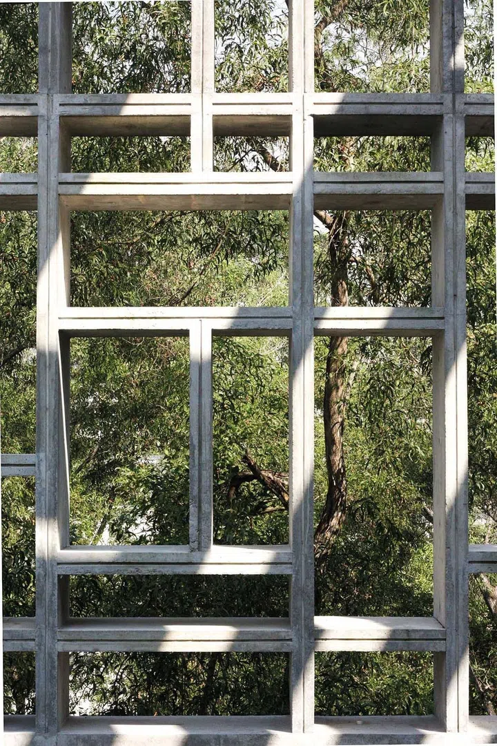 Chempenai House Kuala Lumpur's egg-crate structure is built of in-situ concrete