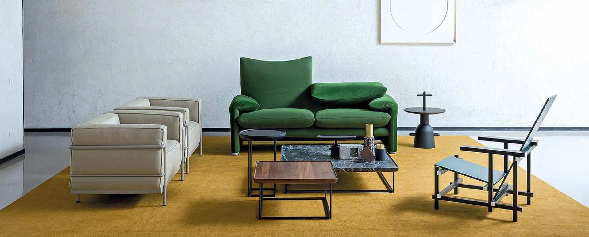 Maralunga sofa by Vico Magistretti