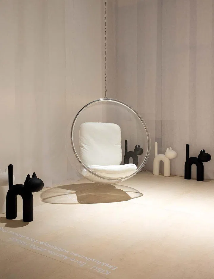 Helsinki Habitare Furniture Fair: 5 Home decor trends you should know (Aarnio Originals Bubble Chair)