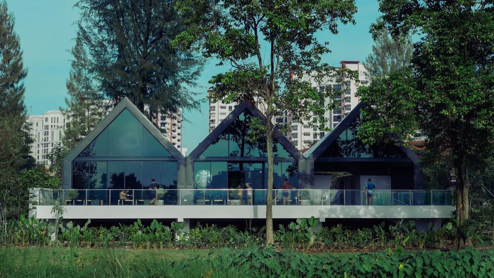 starbucks glasshouse jurong lake gardens singapore