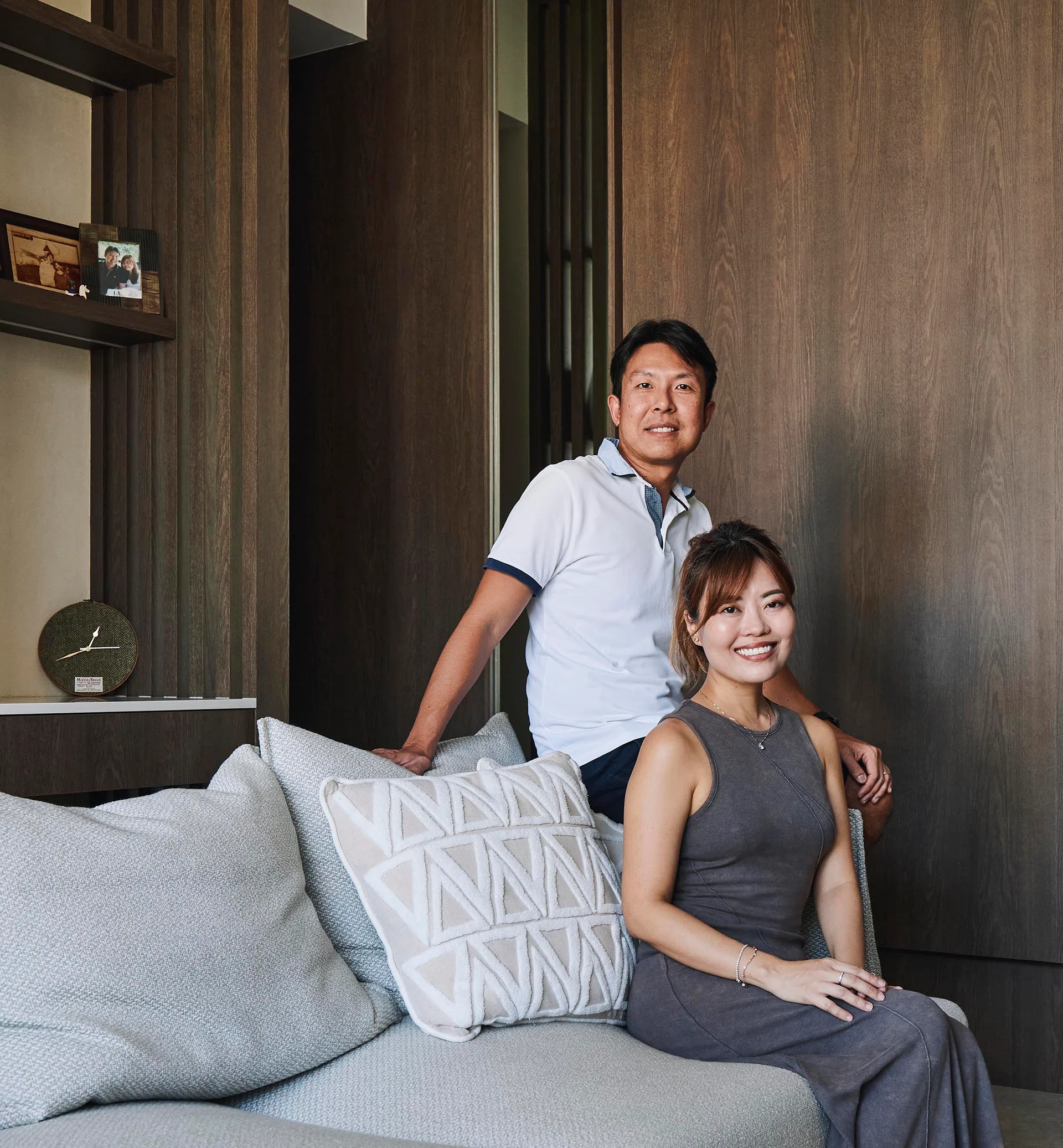 Homeowners Tyrone Lee and Ariane Lin describe their Newton apartment as a safe sanctuary and a “vacation from the world.”