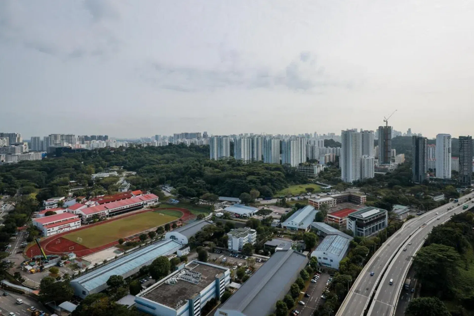 The 40ha estate is likely to have a mix of public and private homes.