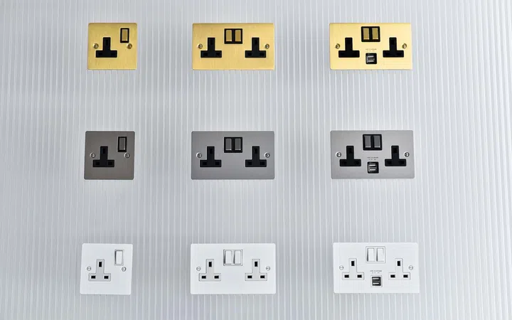 Sol Luminaire Buster + Punch Electricity Sockets