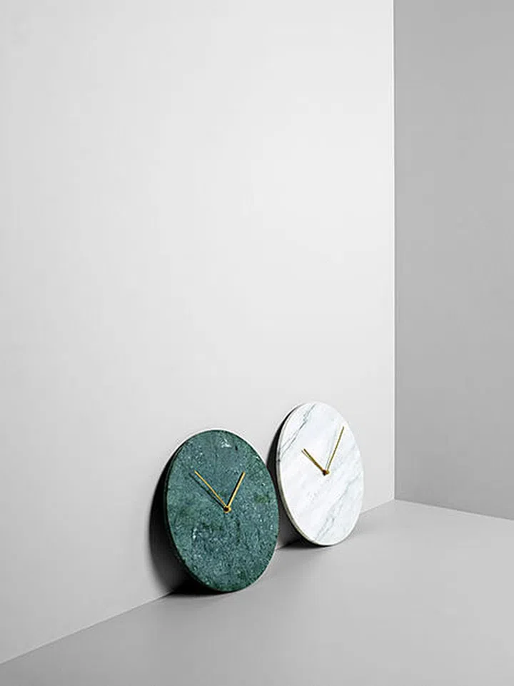 millenia walk, marble, clock,