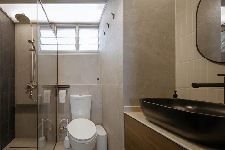 The primary en suite was designed by Jess. 