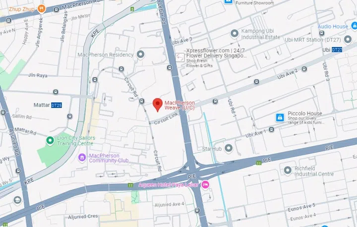 Macpherson Weave is a 5-minute walk from the nearest MacPherson MRT Station.