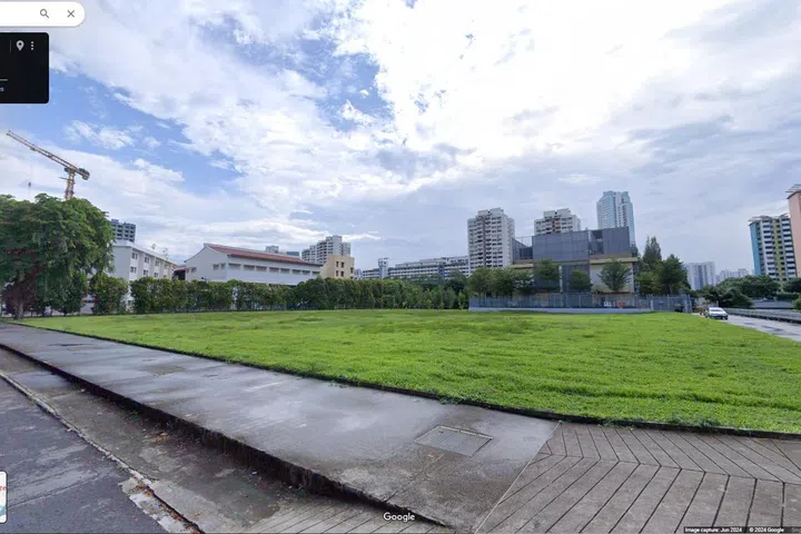 Street view of the Towner Breeze HDB BTO site.