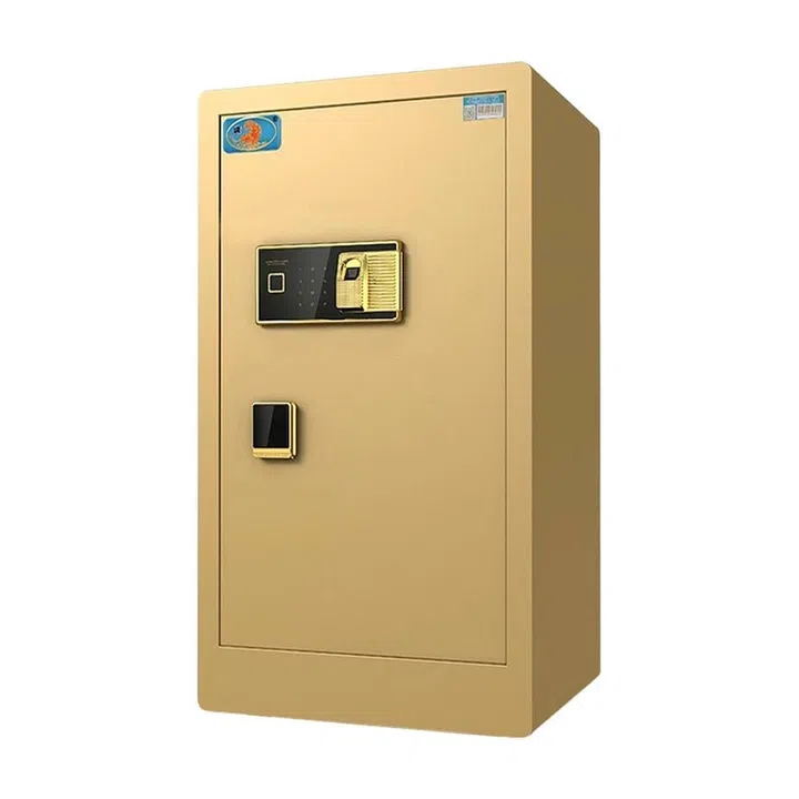 large tiger deluxe commercial safe box in gold colour
