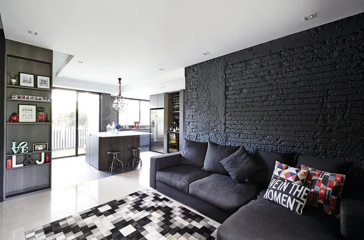 Janice's minimalistic home is kept clean with plenty of built-in storage space, but it still exudes personality thanks to her choice of accessories.