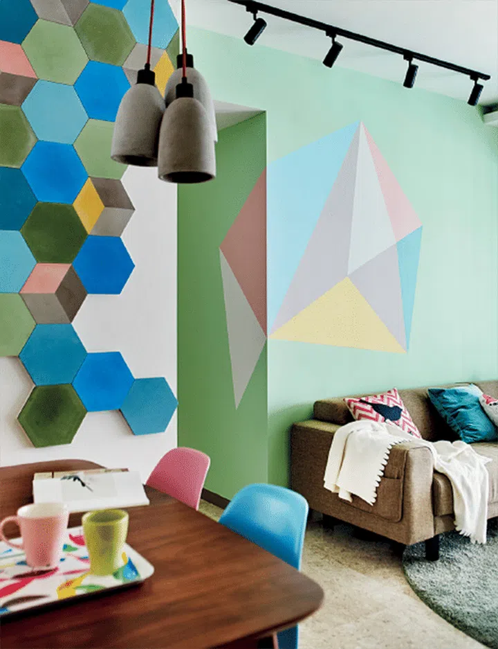 7 homes that rocked geometric patterns - Home & Decor Singapore | Home ...