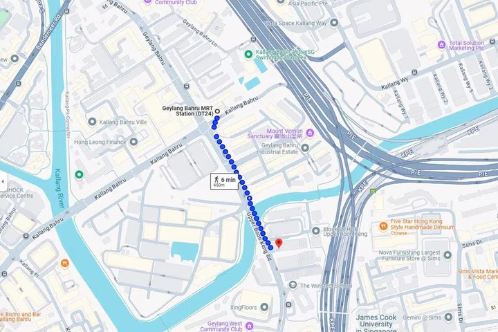 Kallang View BTO is a 6-minute walk from the nearest Geylang Bahru MRT Station.