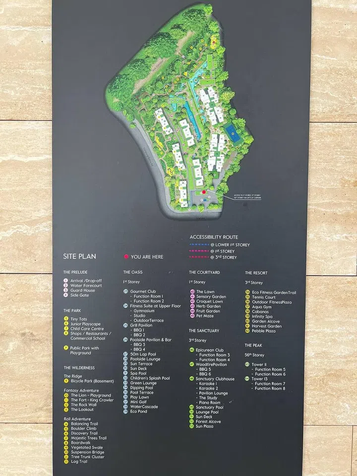 Map of Avenue South Residence