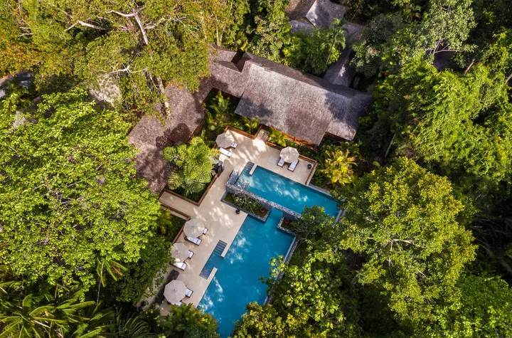 The Datai Langkawi - Aerial view of the Datai Estate Villa.