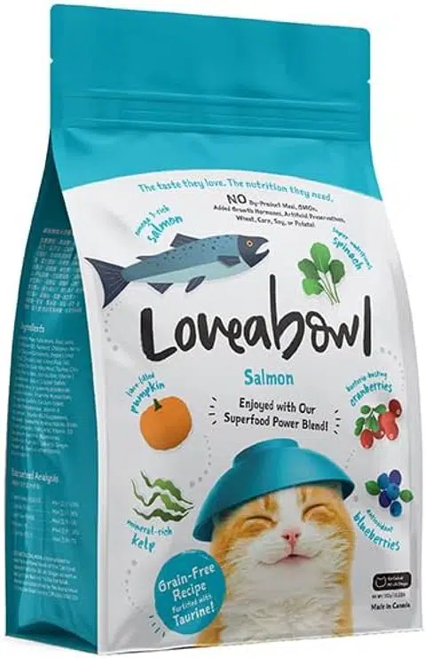 Loveabowl Grain Free Cat Dry Food (Salmon, 1kg)