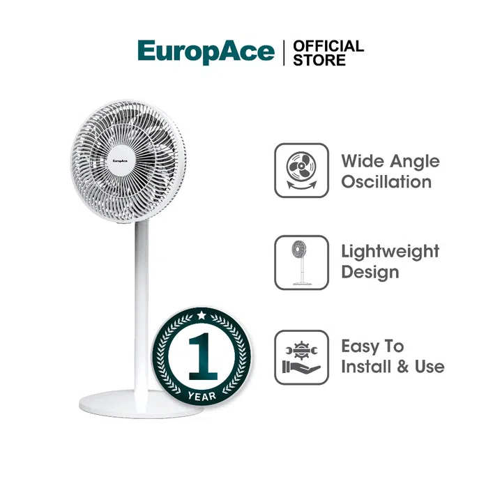 EuropAce ELF3123DWH High Velocity Air Circulator Fan, $49