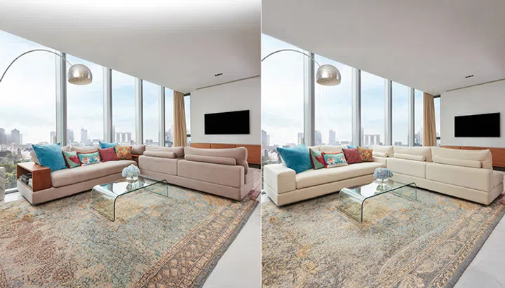 King living Jasper sofa in neutral colour