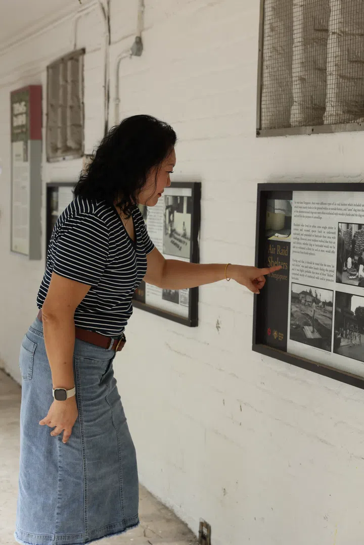Jess shares that on rare occasions, visitors are allowed to tour the shelter - the last of its kind in Singapore